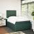 Pat box spring cu saltea, verde închis, 120x200 cm, catifea GartenMobel Dekor