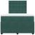 Pat box spring cu saltea, verde închis, 120x200 cm, catifea GartenMobel Dekor
