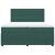 Pat box spring cu saltea, verde închis, 200x200 cm, catifea GartenMobel Dekor