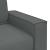Set de canapele cu perne, 2 piese, gri închis, textil GartenMobel Dekor