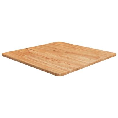 Blat masă pătrat maro deschis 60x60x1,5 cm lemn stejar tratat GartenMobel Dekor