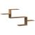 Raft de perete, lemn artizanal, 104x15x49 cm, lemn prelucrat GartenMobel Dekor