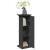 Suport prezentare cu depozitare negru 31x30x90cm lemn prelucrat GartenMobel Dekor
