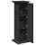 Suport prezentare cu depozitare negru 31x30x90cm lemn prelucrat GartenMobel Dekor