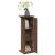 Suport prezentare cu depozitare stejar maro 31x30x90 cm lemn GartenMobel Dekor