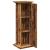 Suport prezentare cu depozitare lemn vechi 31x30x90cm lemn GartenMobel Dekor