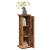 Suport prezentare cu depozitare lemn vechi 31x30x90cm lemn GartenMobel Dekor