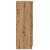 Pantofar, stejar artizanal, 29,5x35x100,5 cm lemn prelucrat GartenMobel Dekor