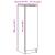 Pantofar, stejar artizanal, 29,5x35x100,5 cm lemn prelucrat GartenMobel Dekor
