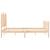 Cadru de pat fără saltea, 140x190 cm, lemn masiv de pin GartenMobel Dekor