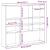 Raft de perete din lemn vechi 90x16x78 cm din lemn prelucrat GartenMobel Dekor