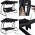 Balansoar gradina, 4 locuri, negru, 220x120x162 cm, functie pat, Linda GartenVIP DiyLine