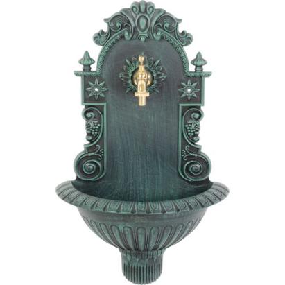 Chiuveta de gradina, aluminiu, verde, 37x19x61 cm, Strend Pro GartenVIP DiyLine