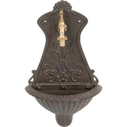 Chiuveta de gradina, aluminiu, maro, 25x11.5x41.5 cm, Strend Pro GartenVIP DiyLine