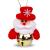 Ornament pentru brad - Mos Craciun cu clopot - 11 x 10 cm Best CarHome