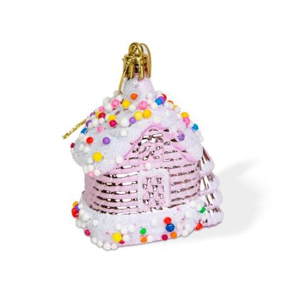 Ornament pentru brad - casă - 8 x 6 x 4 cm Best CarHome