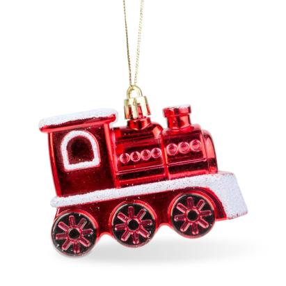 Ornament pentru brad - locomotivă lucioasă - 8 x 6 x 3 cm Best CarHome