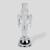 Decor soldat cu plumb LED RGB - 15 x 5 x 5 cm - cu baterie Best CarHome