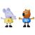 PEPPA PIG PRIETENI BUNI SET 2 FIGURINE ELEFANTUL EMILY SI VULPITA FREDDY SuperHeroes ToysZone