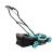 Masina de tuns gazon Detoolz, doua porturi 18V, latime de taiere 38cm, colector 36L FarmGarden AgroTrade