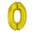 Balon folie gigant, forma cifra, inaltime 102 cm, auriu metalizat model model 8 MultiMark GlobalProd