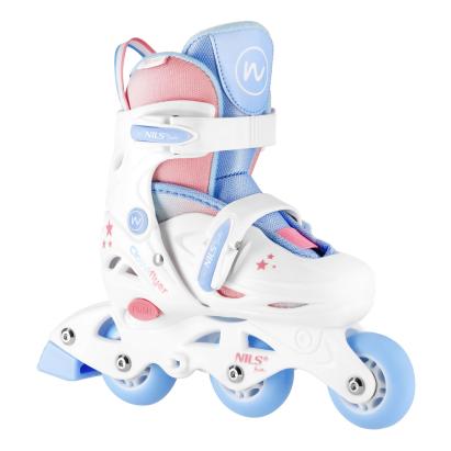 Role reglabile 3in1 Nils Fun NJ1190, Alb FitLine Training