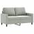 Set canapea cu perne, 4 piese, gri deschis, catifea GartenMobel Dekor