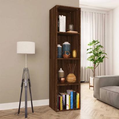 Bibliotecă/dulap TV, stejar maro, 36x30x143 cm, lemn prelucrat GartenMobel Dekor