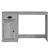 Birou cu sertar, gri sonoma, 115x50x75 cm, lemn prelucrat GartenMobel Dekor