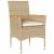 Set mobilier de grădină cu perne 7 piese bej poliratan & sticlă GartenMobel Dekor