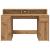 Birou cu lumini LED stejar artizanal 140x55x91cm lemn prelucrat GartenMobel Dekor