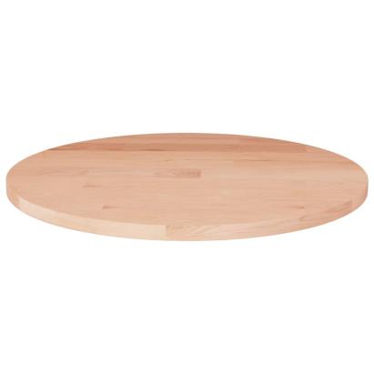 Blat de masă rotund, Ø30x1,5 cm, lemn masiv stejar netratat GartenMobel Dekor