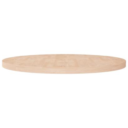 Blat de masă rotund, Ø90x4 cm, lemn masiv stejar netratat GartenMobel Dekor