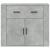 Dulap, gri beton, 80x33x70 cm, lemn prelucrat GartenMobel Dekor