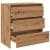 Dulap, stejar artizanal, 70x41x75cm, lemn prelucrat GartenMobel Dekor