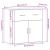 Dulap, lemn vechi, 80x33x70 cm, lemn prelucrat GartenMobel Dekor