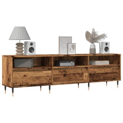 Comodă TV, lemn vechi, 150x30x44,5 cm, lemn prelucrat GartenMobel Dekor