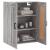 Dulap pe perete, sonoma gri, 69,5x34x90 cm, lemn prelucrat GartenMobel Dekor