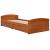 Cadru de pat cu 2 sertare, maro miere, 90x200 cm lemn masiv pin GartenMobel Dekor
