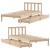 Cadru pat fără saltea, 100x200 cm, lemn masiv pin GartenMobel Dekor