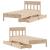 Cadru de pat fără saltea, 90x200 cm, lemn masiv pin GartenMobel Dekor