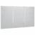 Tablă magnetică pliabilă, alb, 180x80x1,7 cm, aluminiu GartenMobel Dekor