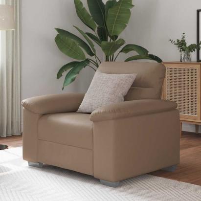 Canapea Scaun Cappuccino 60 cm piele artificială GartenMobel Dekor