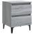 Noptiere picioare din metal, 2 buc., gri sonoma, 40x35x50 cm GartenMobel Dekor