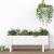 Strat înălțat de grădină, alb, 101x30x38 cm, lemn masiv de pin GartenMobel Dekor