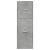 Dulap de farmacie, gri beton, 40x41x118 cm, lemn prelucrat GartenMobel Dekor