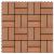 Plăci de pardoseală, 22 buc., culoare tec, 30x30 cm, WPC, 2 mp GartenMobel Dekor