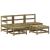 Set mobilier de grădină cu perne, 5 piese, lemn de pin tratat GartenMobel Dekor