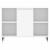 Set mobilier de baie, 3 piese, alb, lemn compozit GartenMobel Dekor