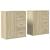 Dulapuri, 2 buc., stejar sonoma, 60x31x70 cm, lemn prelucrat GartenMobel Dekor